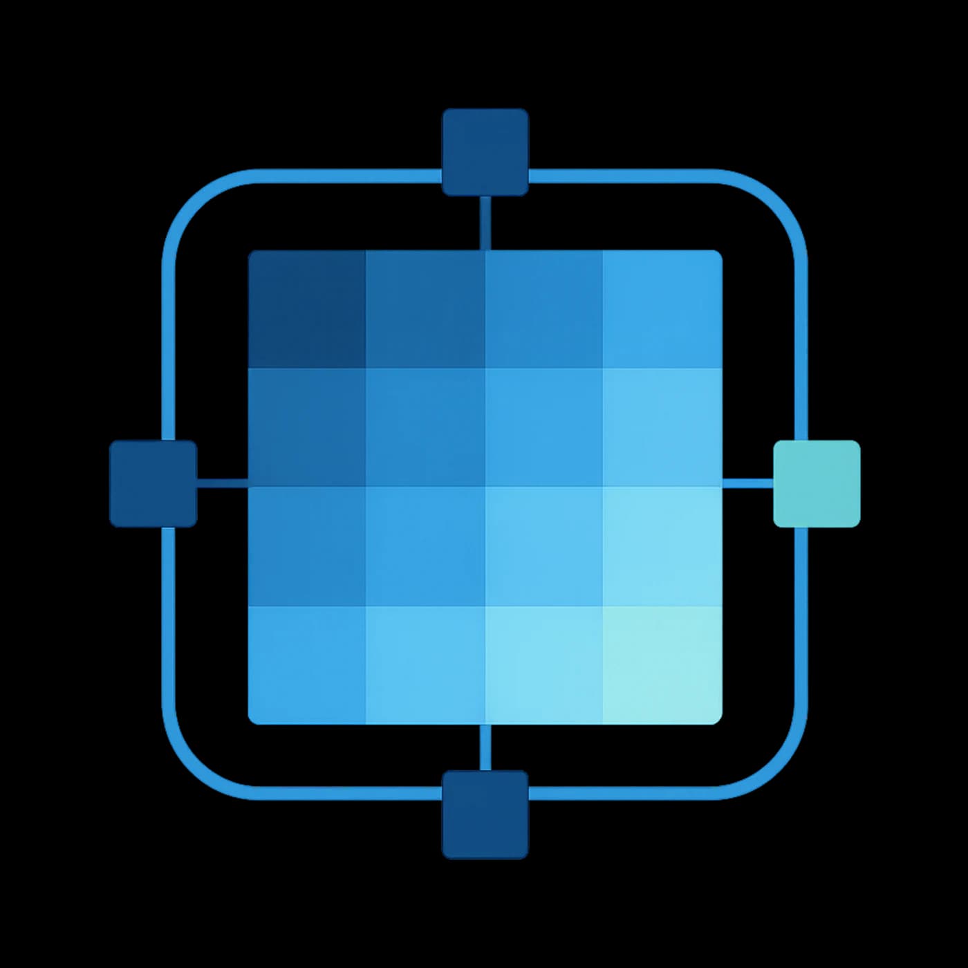 A system held in place on every side by pins before anything inside it is decided